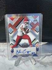 2022 Leaf Metal Draft Jalen Cropper Cowboys Rookie Auto Fresno Red Blue 2/10