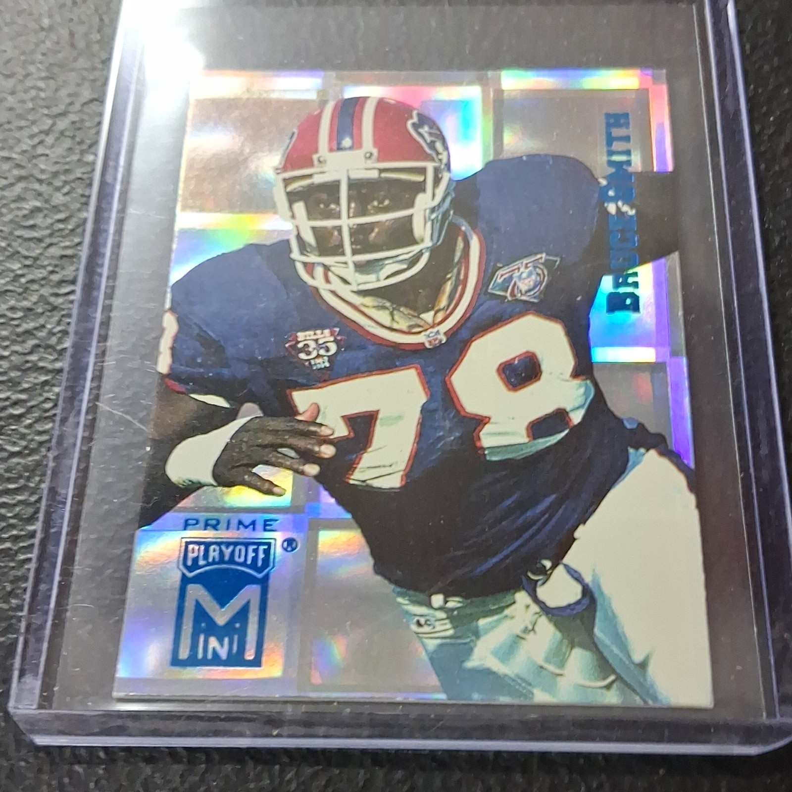 Playoff 1995 Prime Playoff Bruce Smith #16 Buffalo Bills NFL Prism Parallel
