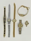 Vintage 6pc Ladies Watch Lot  Pulsar Wittnauer Timex APS Parts Repair