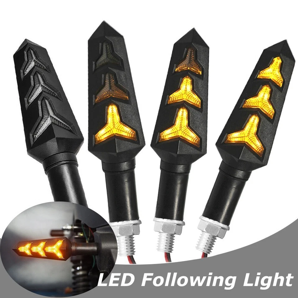 4X Indicador de luz intermitente LED de giro para motocicleta para Yamaha YZF600R YZF R6 Foto 3 de 4