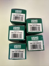 Lot Of 5 USHIO bulbs 100W 120V 1000364 Unused ESR 120V-100WGB2