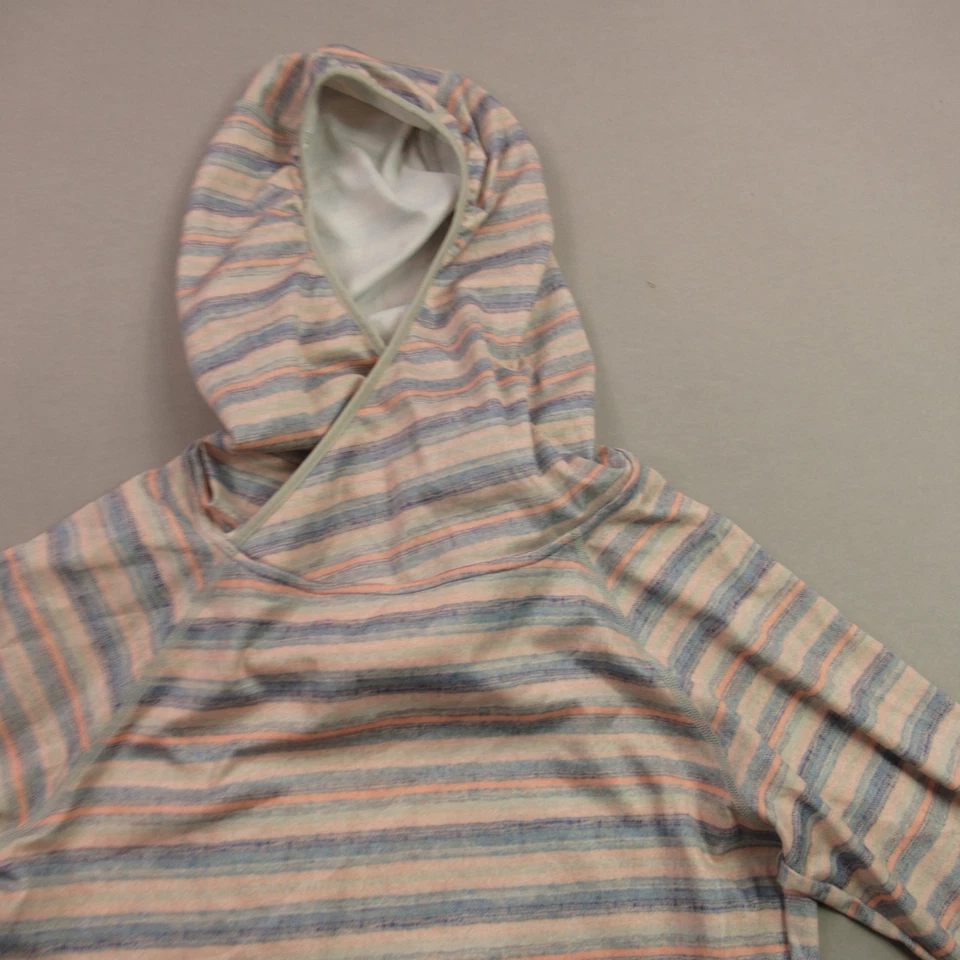 Sudadera con Capucha Patagonia Para Mujer Pequeña Manga Larga Pullover Con Capucha Informal Rayas Foto 2 de 4