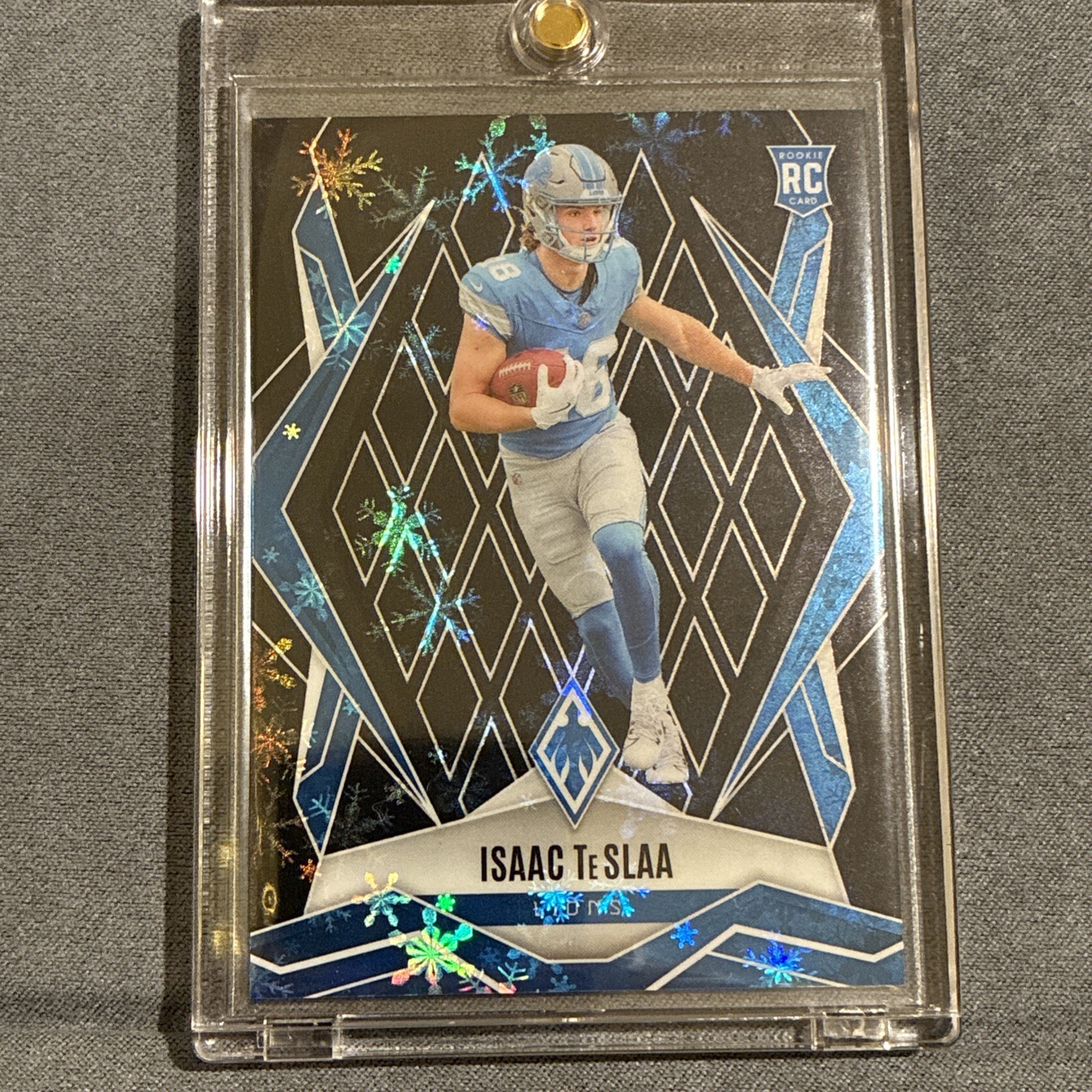 2025 Panini Phoenix Isaac TeSlaa #189 Black Winter Parallel 1 Of 1