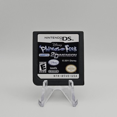 Phineas and Ferb: Across the 2nd Dimension (DS, 2011) Auth | Cart Only | Tested.
