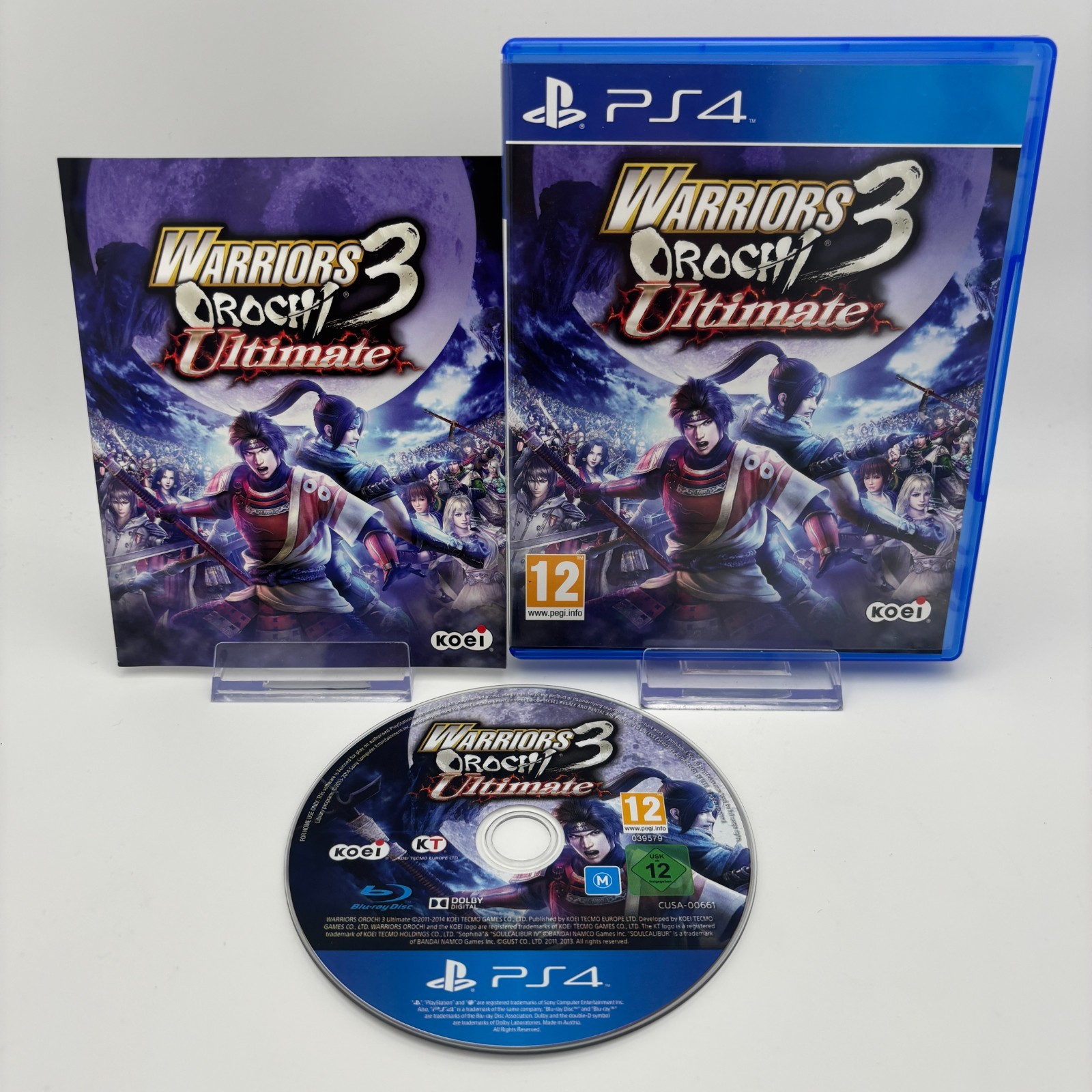 Warriors Orochi 3 Ultimate (PAL Sony PS4, 2014) *Disc Perfect*