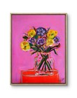 Original Wall Art Signed 11x14 Expressionism Paint Flowers Feminine Brand New