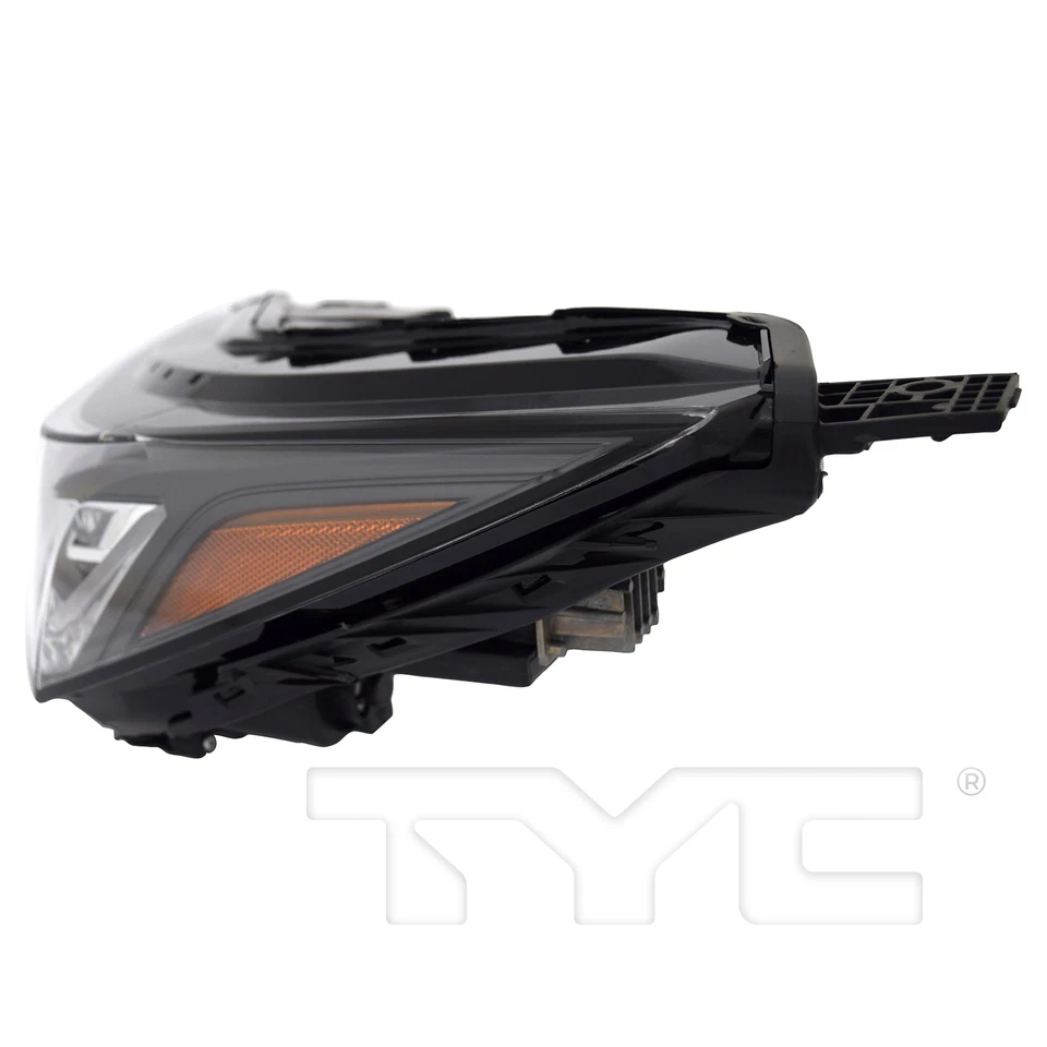 Faro LED negro para 22-24 Acura MDX (sin logotipo, negro) lado izquierdo del conductor Foto 3 de 4