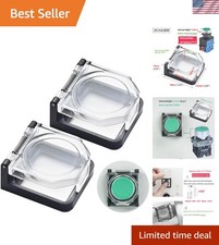 2Pcs Power Push Button Switch Cover Collision Resistant Dustproof Safety Swit...