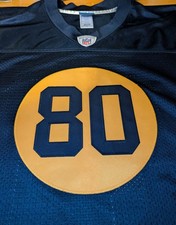 Donald Driver #80 Green Bay Packers Throwback Jersey Mens 50 XXL Blue Reebok NFL