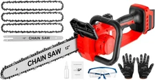 Mini Electric Chainsaw Cordless Compatible for Milwaukee M18 18V Battery (Chains