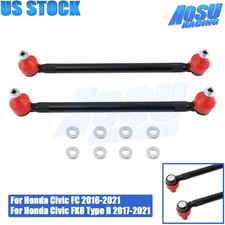Adjustable For 2016-21 Honda Civic Fk8 Type R Fc 2x Front Sway Bar End Links Kit