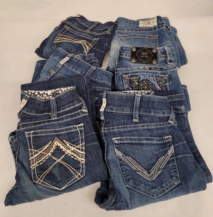 Wholesale Women’s Bottoms Jeans Bulk Lot Various Sizes Miss Me True Religion Lee