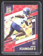 2022 Donruss Elite Brian Asamoah II #199 RC,SN Red /399 Minnesota Vikings