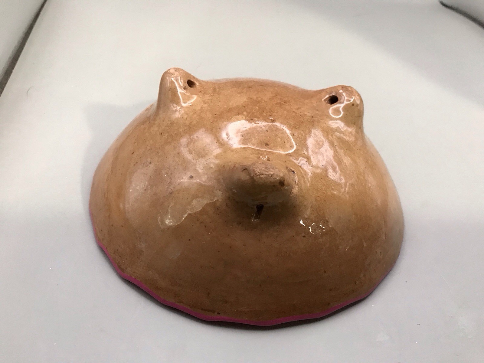 5.5 In Hand Painted 3 Footed Bowl