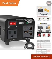 Compact 500W Step Up/Down Voltage Converter w...
