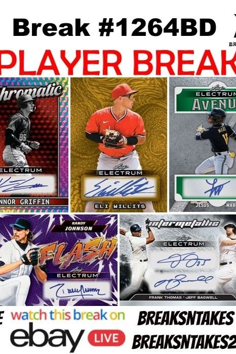Break #1264BD: 2026 Leaf Electrum Baseball Hobby CASE (10 BOX) Team Break