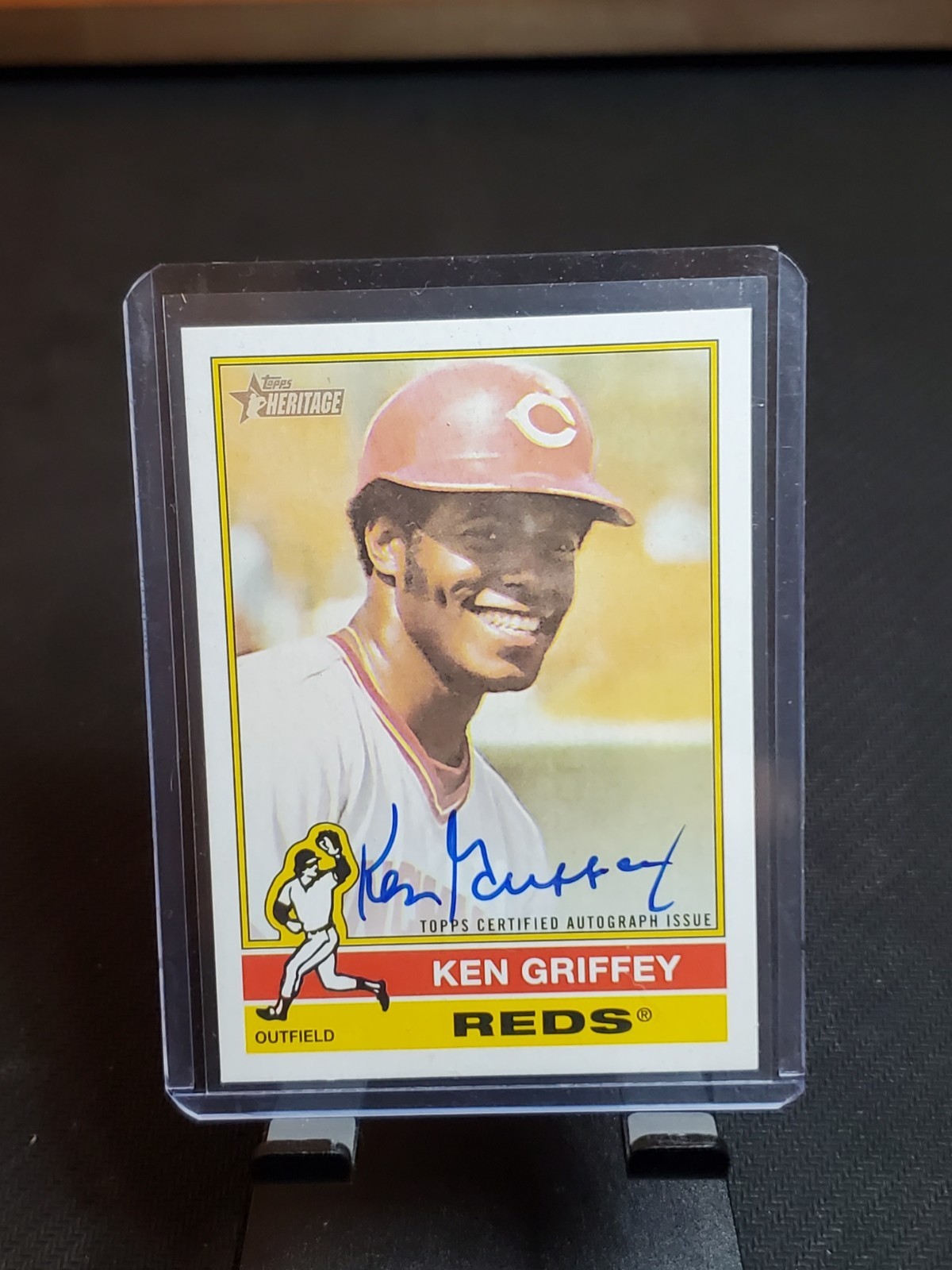 2025 Topps Heritage Ken Griffey Real One Auto #ROA-KG Reds