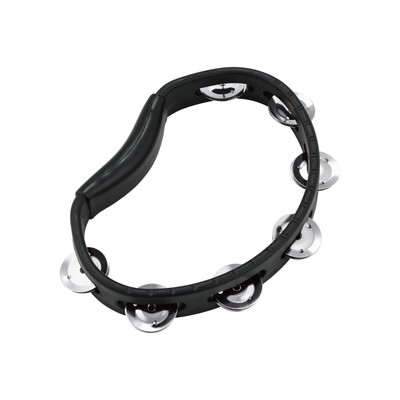 Meinl Hand Held ABS Tamourine HTBK, einreihig, black