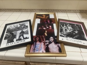 Slaughter Band Promo Pics and Framed Photos