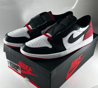 Nike Air Jordan 1 Low Retro OG Men's Shoes Bred Toe Size 13