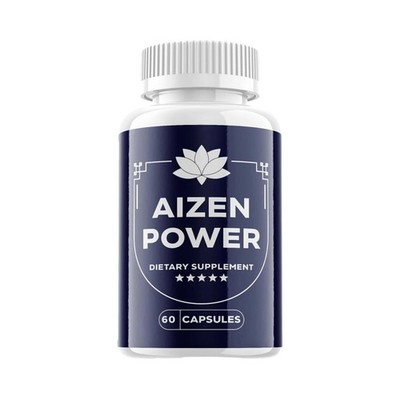 Aizen Power Male Supplement for Drive & Energy - 60 Capsules