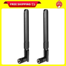 8dBi RP-SMA Male Long Range Antenna for 3G 4G LTE Cellular Cameras 2-Pack