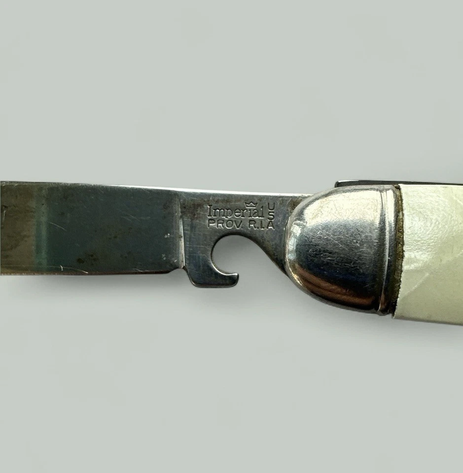 Navaja de Bolsillo Plegable Misterio Truco Imperial De Colección Hecha en EE. UU. 1956-88 Foto 4 de 4