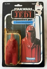 1983 Vintage STAR WARS ROTJ Kenner Emperor's Royal Guard - Sealed 65 back W Case