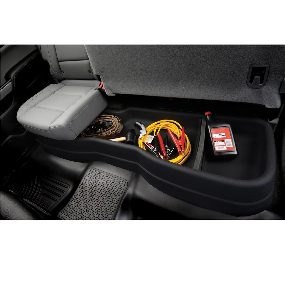 Huskyliners Black Gearbox Under Seat Storage for 07-13 Silverado & Sierra 2500HD Foto 2 de 4