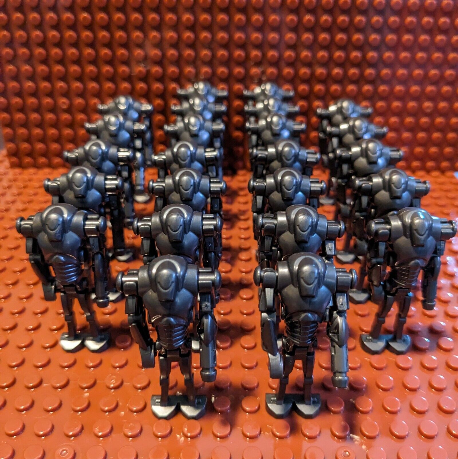 Super Battle Droid Minifigure Lot (24) Clone Wars Realistic Style For Lego