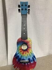 First Act Discovery Ukulele 4 string tye dye pattern No Case Instrument
