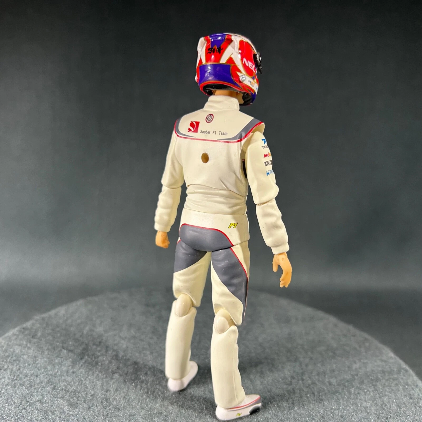  boneco de ação figma kamui kobayashi piloto de carro de corrida 