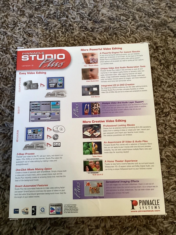 Pinnacle Studio Media Suite Plus Version 9 Video Digital Media Editing - Image 2 of 4