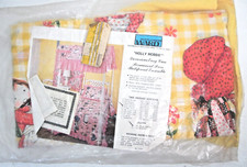 Vintage 1970's Holly Hobbie Bedspread Ensemble Daisy Yellow Unused in Package