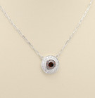 18K Natural Brown Diamond Necklace choker 14'-to 16.5' inch adjustable 18k Gold — photo 2