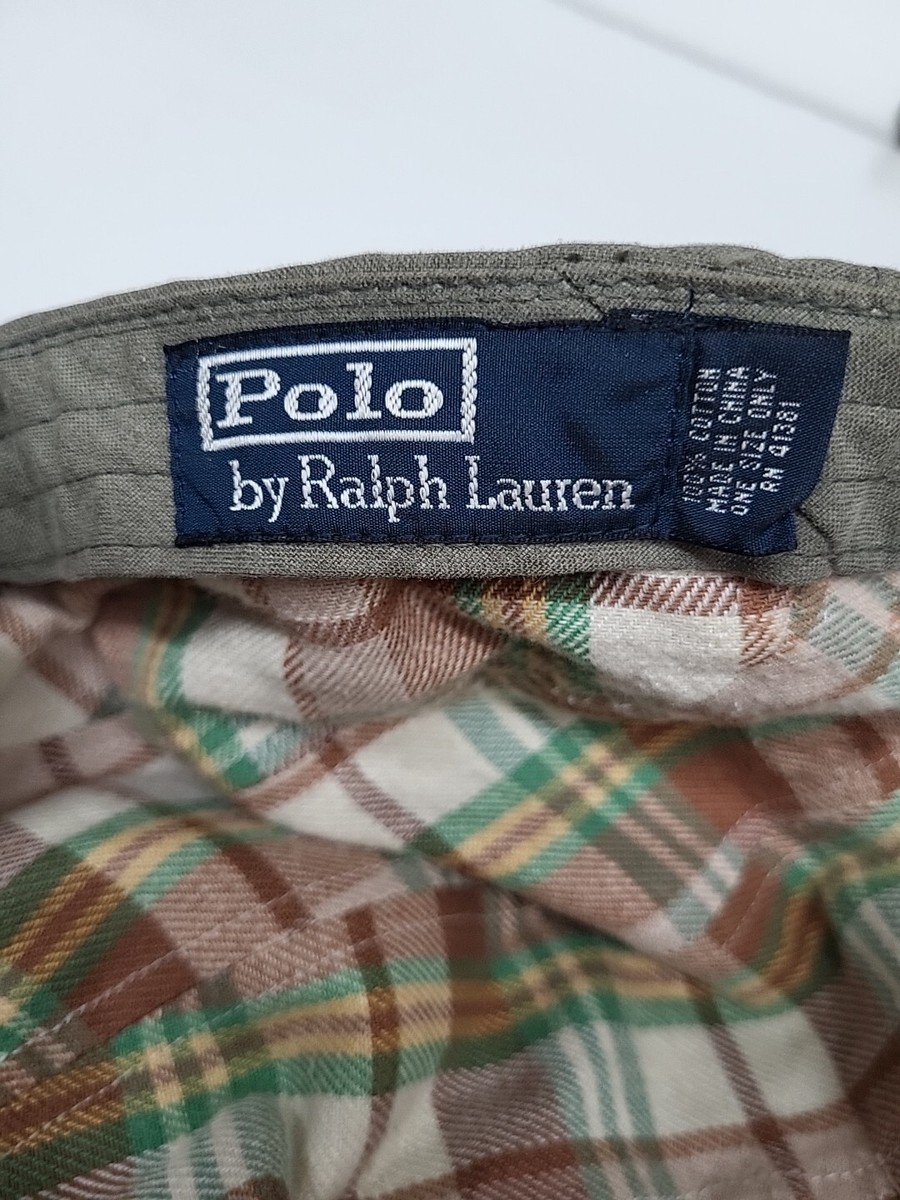 Vtg Polo Ralph Lauren Hat Long Bill/Brim Strapback Cap
