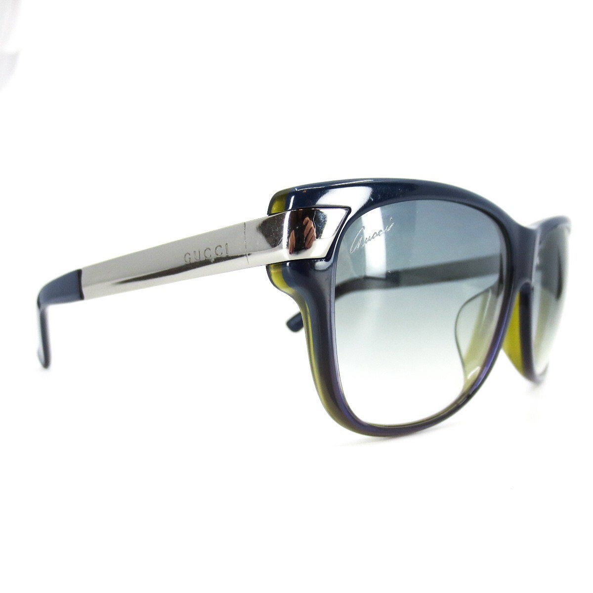 Gucci Sunglasses GG3619/F/S 7EYBB Blue Silver Square 59[]14 130 mm