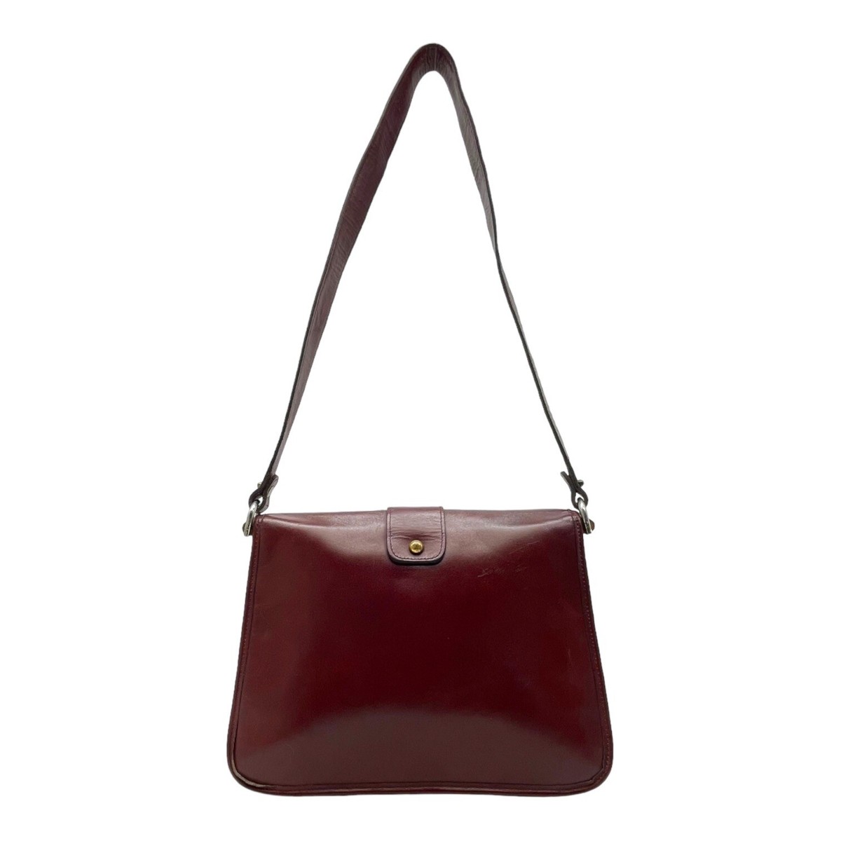 Vintage 70s ETIENNE AIGNER Handmade Medium Leather Handbag 