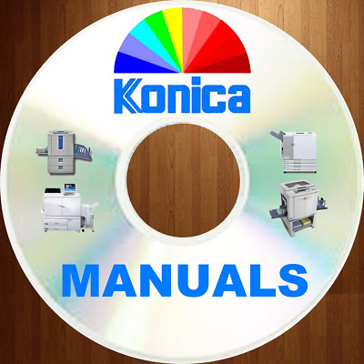 KONICA Copier Printer Manuals Fax Multi MFC Service Manual & PARTS CATALOGS DVD