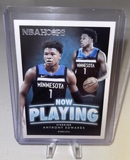 ANTHONY EDWARDS RC 2020-21 PANINI NBA HOOPS NOW PLAYING