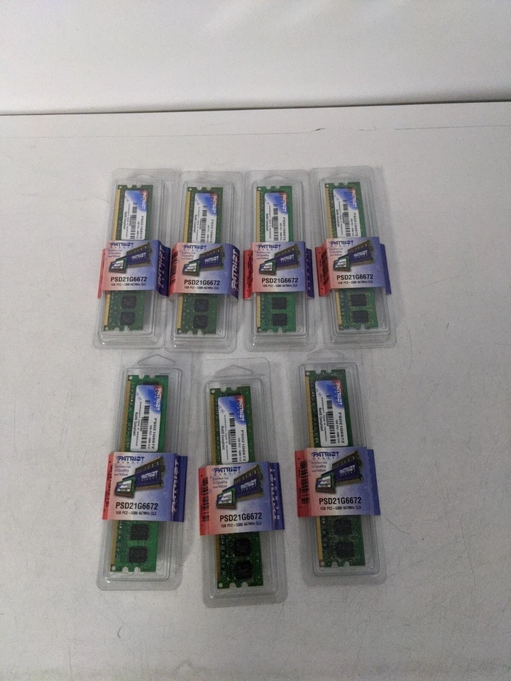 PATRIOT MEMORY 1GB PC2-5300 667MHz CL5 PSD21G6672 - Image 4 of 4