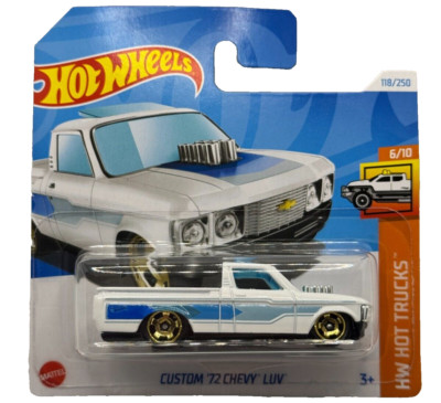 Hot Wheels Custom 1972 Chevy Luv White HW Hot Trucks No 118 Neu ungeöffnet