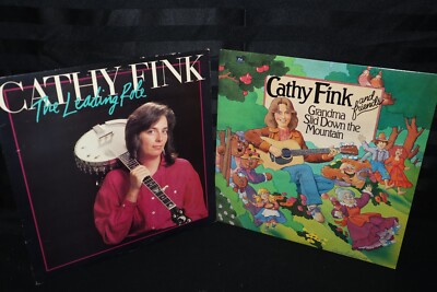 2x Cathy Fink~Grandma Slid Down The Mountain & The Leading Role, Rounder Records