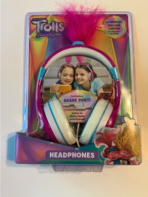 Trolls 3 Kids Headphones Band Together New Unopened