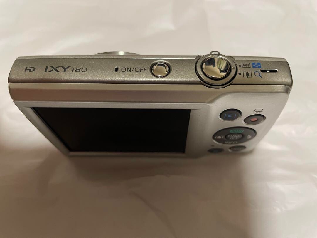 Near Mint】Canon Digital Camera IXY 180 Silver 8x optical
