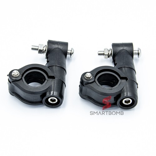 2 Halter Halter Halter Armlehnen Motorrad Fahrrad Motorräder 360 ABS Universal verstellbar - Bild 4 von 12