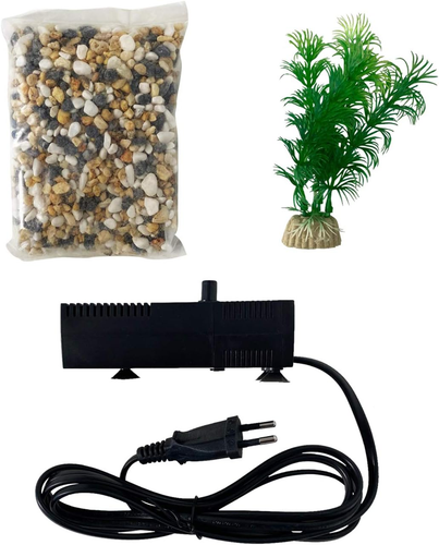 AQPET One Mini Acquario in Vetro Colore Nero 20 Litri Completo di Accessori 36x2 - Foto 4 di 7