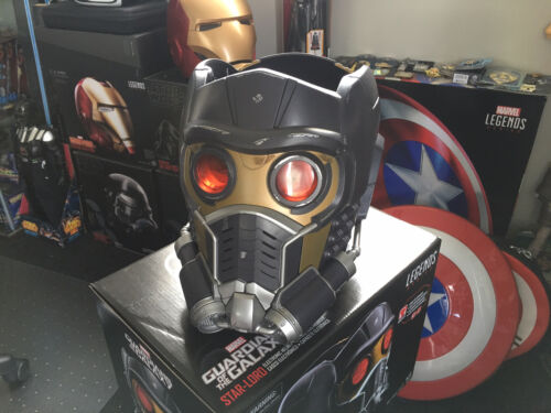 Star-Lord (Marvel Legends) Legacy Collection Light-Up Replica Helmet –  Collector's Outpost