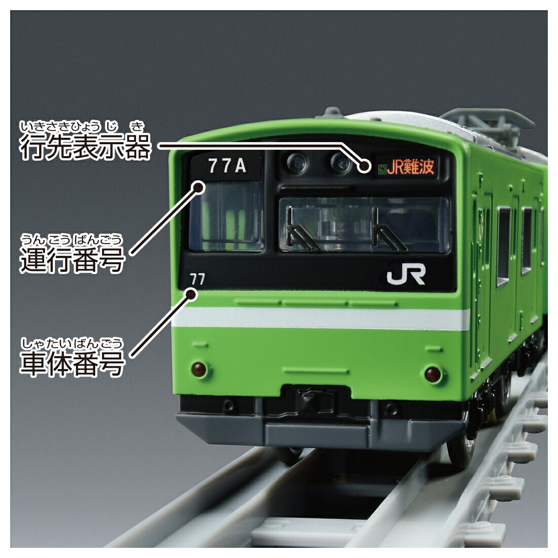 Plarail Real Class 201 Series Commuter Train JR West Uguisu (No