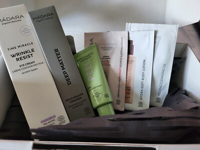Madara Naturkosmetik Insider Box Mascara Peeling Augencreme Neu
